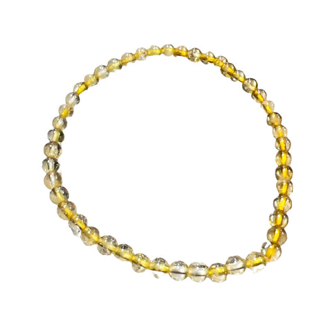 Citrine Bracelet abundance manifestation crystal solar plexus chakra