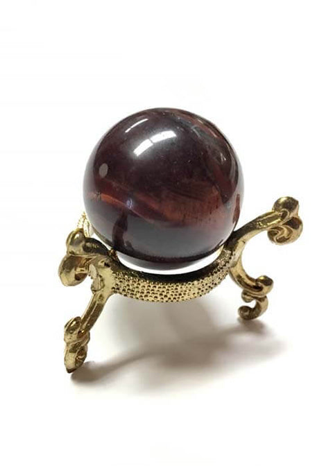 Crystal Ball Red Tigers Eye Dragon Eye sphere motivation courage grounding