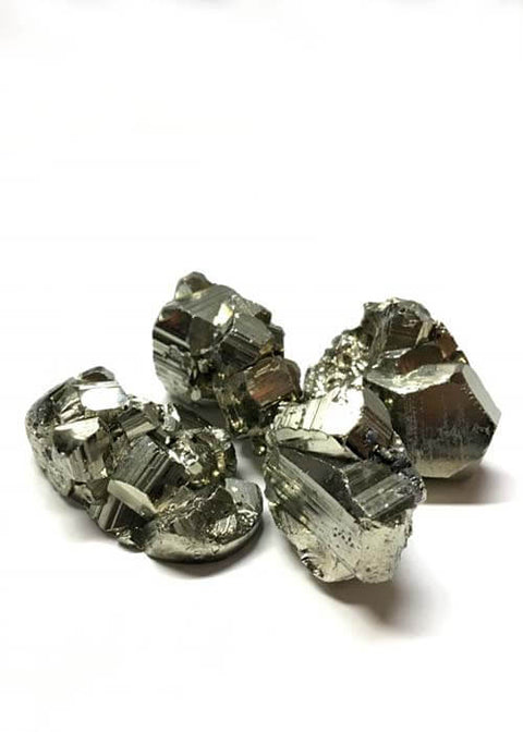 Crystal Cluster Iron Pyrite Fools Gold abundance EMF protection wealth