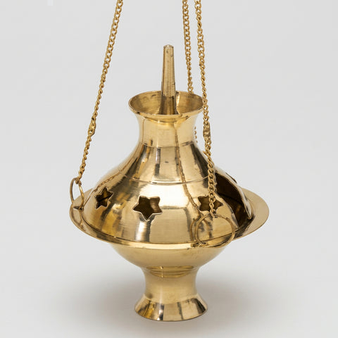 Hanging Brass Burner - Incense Pro
