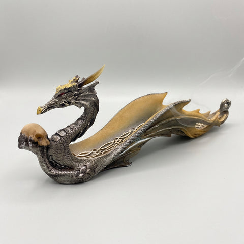 Incense Burner- Dragon Holding Skull - Incense Pro (Image 2)