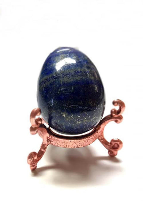 Lapis Lazuli gemstone crystal ball for divination, meditation, and spiritual practice.