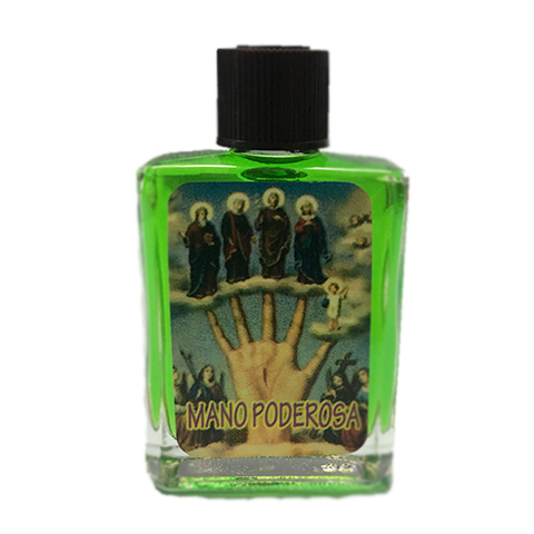 Mano Poderosa Oil Five Powers divine protection blessing Botanica Latin Catholic
