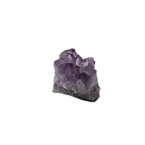 Natural amethyst cluster crystal for home decor, calming spaces, and decorative display.