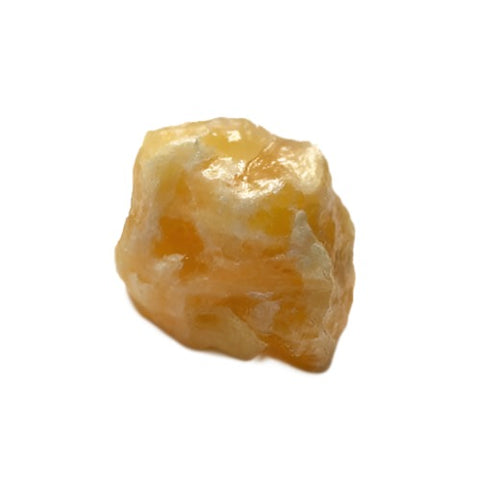 Orange Calcite polished stone for calming energy work, meditation, and decorative display.