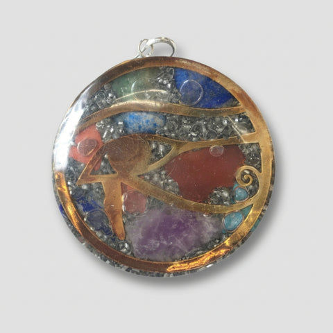 Orgone Pendant - Eye of Horus - Incense Pro