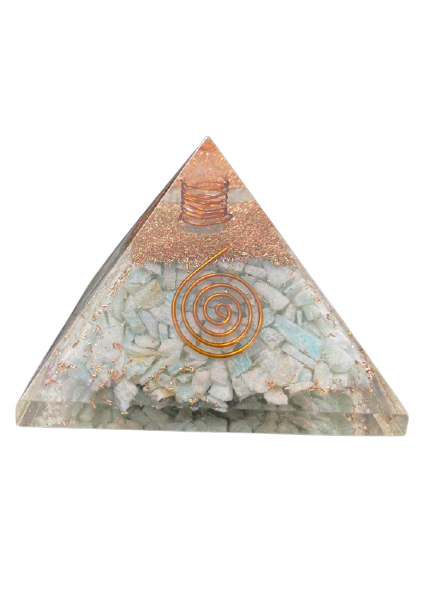 Orgonite Pyramid (Rose quartz, amethyst and clear quartz) - Incense Pro