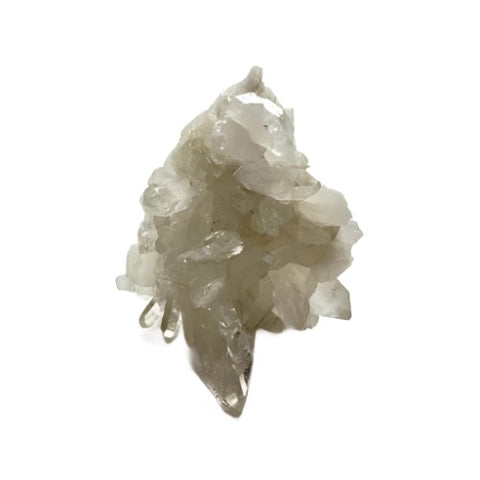 Natural Clear Quartz cluster stone for crystal healing, spiritual practice, and altar use.