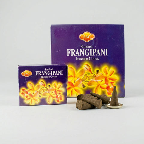 SAC Frangipani Incense Cones - Incense Pro