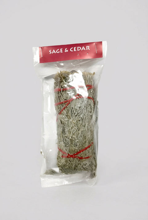 Sage and Cedar Smudge Stick - Incense Pro