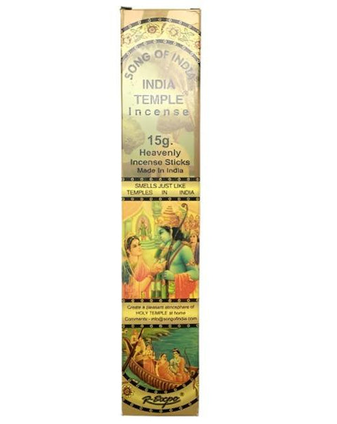 Song of India Incense Sticks 15g variety for yoga, relaxation, and daily spiritual practice.