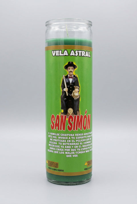 Vela Astral San Simon Intention Candle - Incense Pro