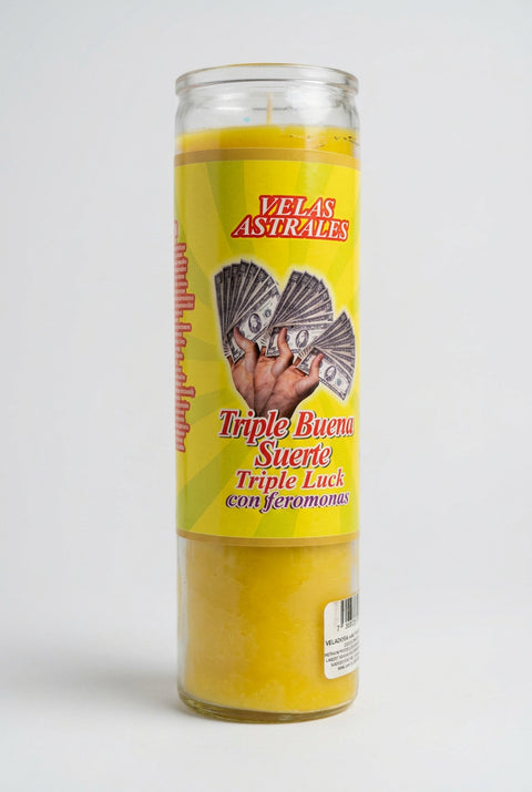 Velas Astrals Triple Luck Intention Candle - Incense Pro
