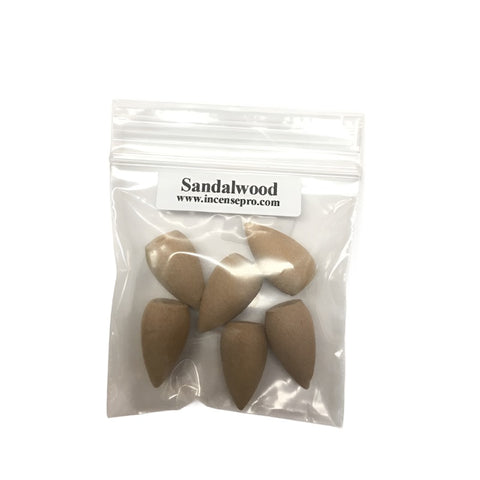 Small pack of waterfall incense cones designed to produce flowing backflow smoke