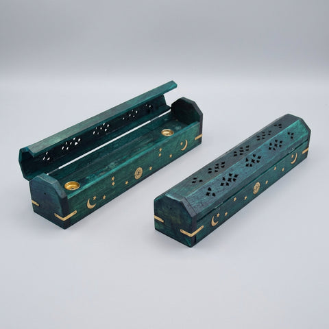 Wooden Coffin Incense Burner - Incense Pro (Image 5)
